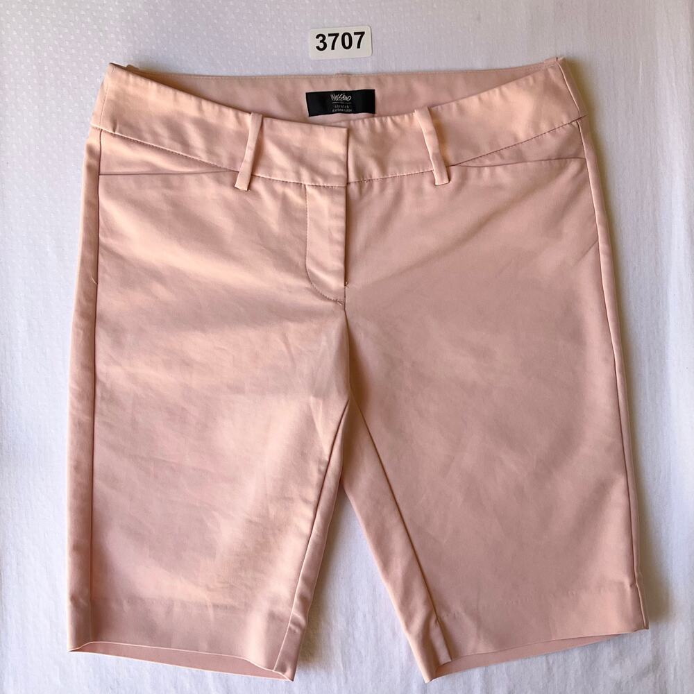 Mossimo Stretch Extensible Women Dress Shorts size 2 Above Knee Sweet Pink